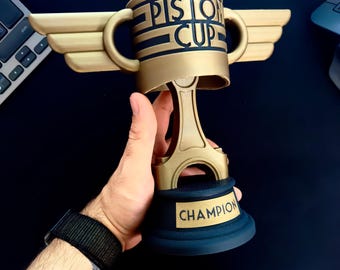Customizable Piston Cup, Hudson Hornet Piston Cup Cars Trophy Unique