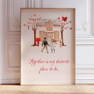 Valentine’s Day Romantic Wall Art | Love Print | Valentine&#39;s Day Decor | Inspirational love | Love Decor | Valentine gift | Romantic poster
