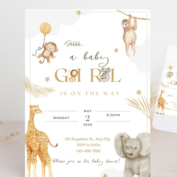 Baby Shower Girl,Baby Shower Einladung,Baby Shower Boho, Baby Party Mädchen,Baby Shower Einladung, Geschlechtsverkündung,Einladung Babyparty