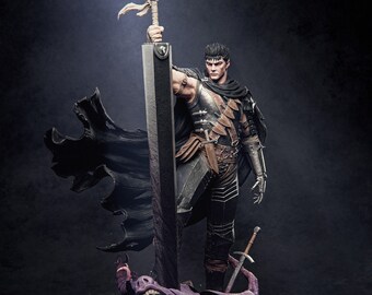 Guts - Berserk - STL Model for Resin Figure 3D Printing