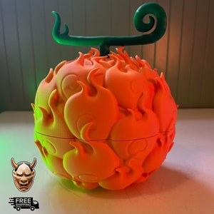 Flame Fruit Container | Mera No Mi | 3d Printed