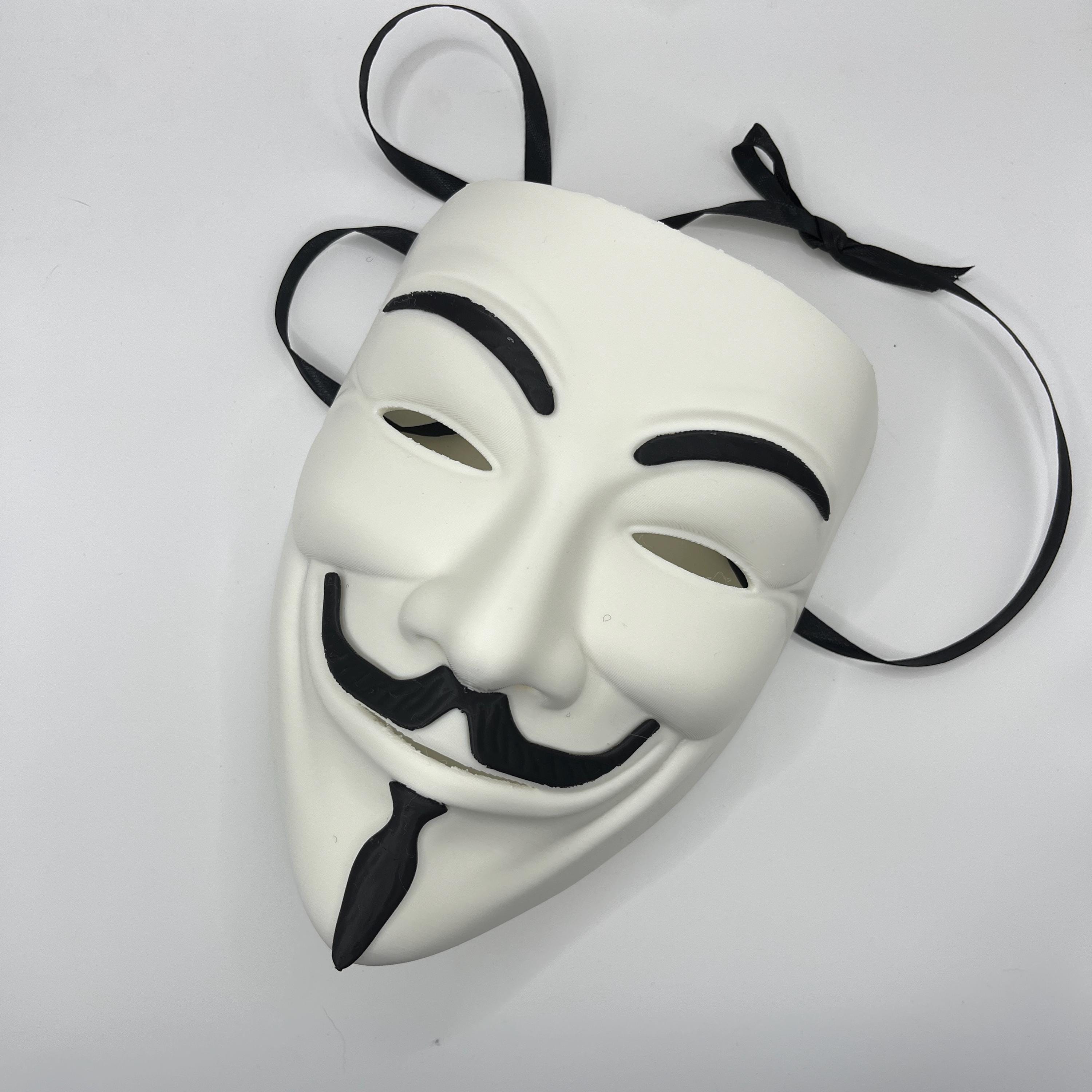 Guy Fawkes/anonymous Mask/v for Vendetta | 3d Printed Mask | With