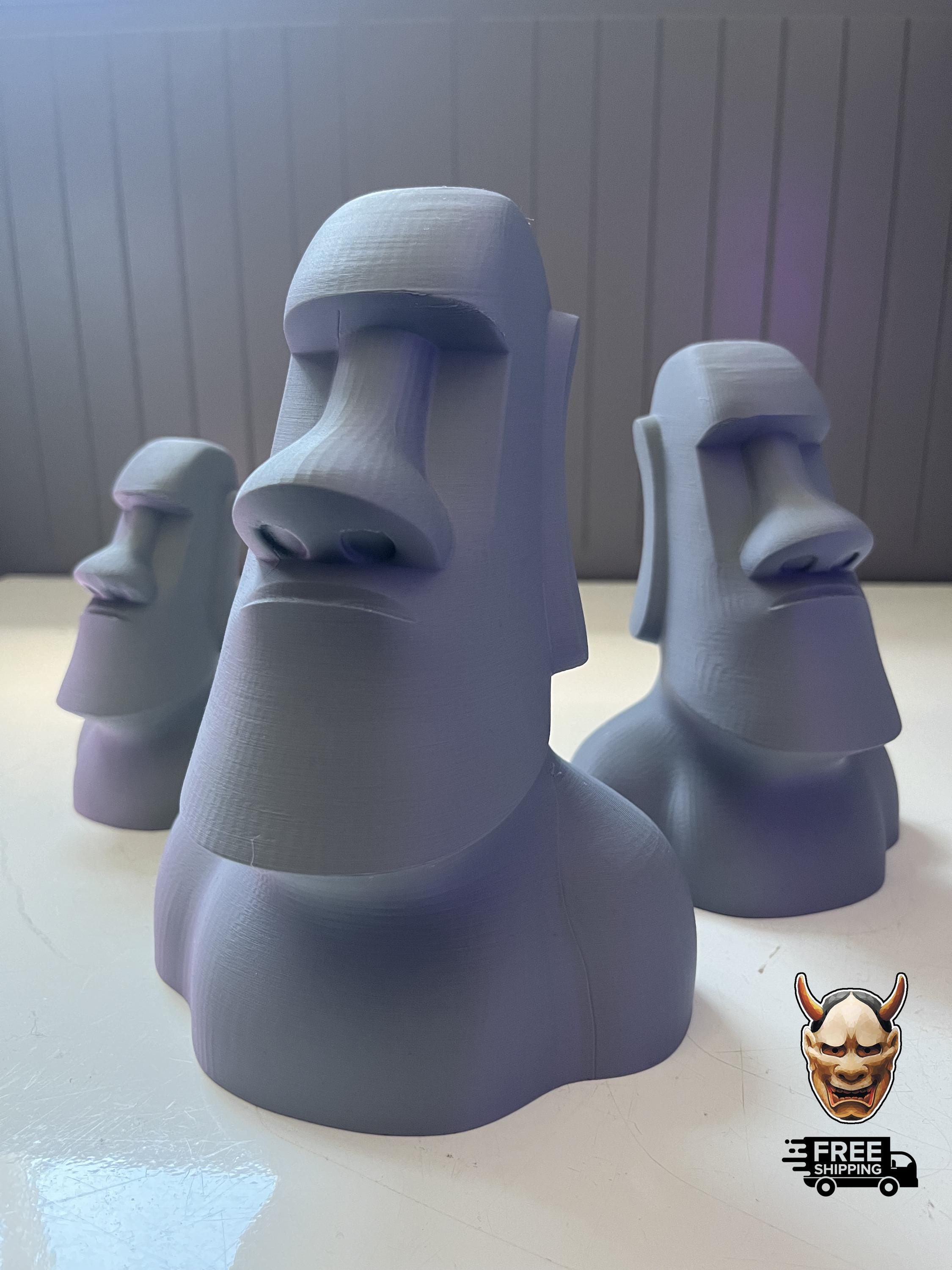 ISETAN 3D ART PROJECT × AUTO MOAI Moai Statue - 3D Model by supercigale