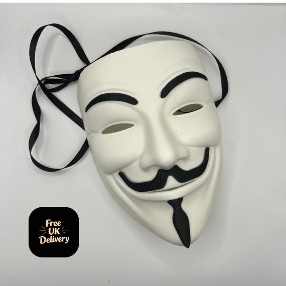 Guy Fawkes/anonymous Mask/v for Vendetta | 3d Printed Mask