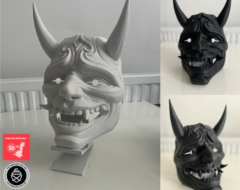 Oni Mask | Wearable/Display Piece | 3d Printed