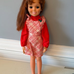 Vintage 1971 Ideal Crissy Doll Grow Hair Ideal Toy Corp Original Outfit  Collectible Doll. Gifts for her