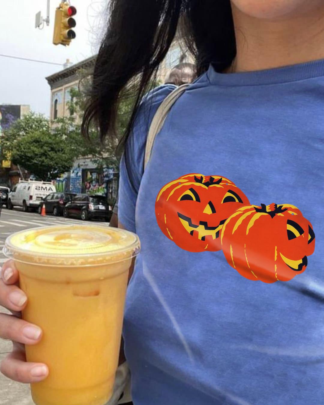Vintage Pumpkin Baby Tee, Halloween Y2k Top, Goth Punk Baby Tee, Baby Tee Y2k, 90s Retro Graphic Top, Cool Grunge Pinterest Aesthetic