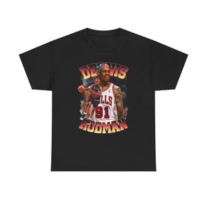 Dennis Rodman NBA Heavy Cotton Tshirt