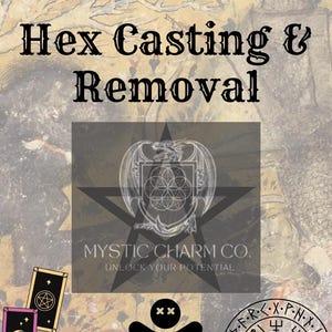 Hex Casting & Removal Spell – Custom Ritual for Cursing, Banishing, or Breaking Black Magic – Mystic Charm Co