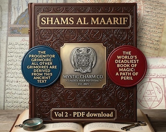Oldest full copy | Shams al-Ma‘arif Vol 2 – Arabic Manuscript PDF | Rare Esoteric Text | Digital Download