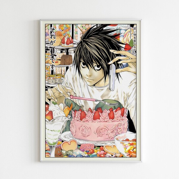 DEATH NOTE - L VS Light & Misa - Set 2 chibi posters '52x38