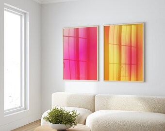 Affiche Aura, Affiche dégradé rétro, Affiche spirituelle, Art mural Aura, Ensemble d’impressions esthétiques, Impression Aura rétro, Impression dégradée, Divine Féminine