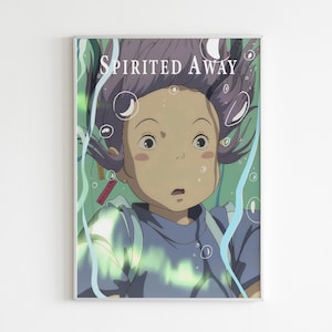 Spirited Away Poster, Studio Ghibli Print, Studio Ghibli Poster, Hayao Miyazaki Movie, Spirited Away Wall Art, Spirited Away Gift, Chihiro
