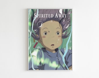 Spirited Away Poster, Studio Ghibli Print, Studio Ghibli Poster, Hayao Miyazaki Movie, Spirited Away Wall Art, Spirited Away Gift, Chihiro