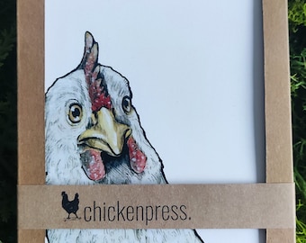 Postkarte Hühner, Grußkarte, Ostern Karte