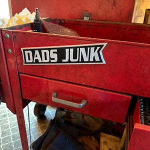 Custom 3D Printed Toolbox Magnet: Personalized Garage Nameplate