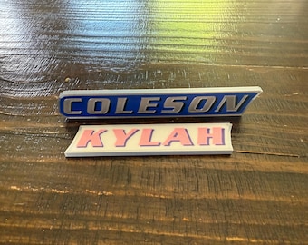 Custom 3D Printed Name Magnet: Personalized Locker/Fridge Tag