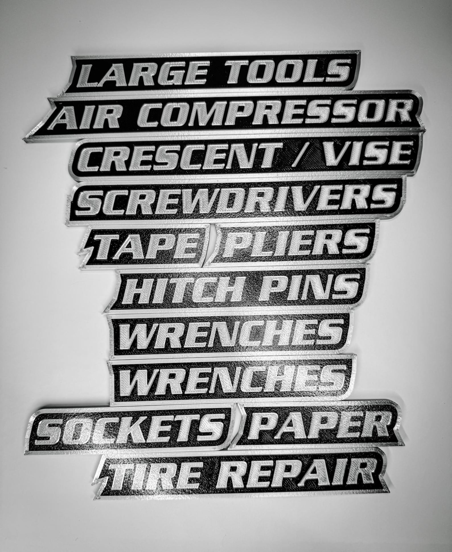 Toolbox Label Magnets – 6-pack Custom Tool Organization Magnets ...