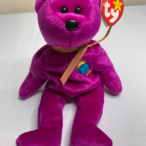Millennium Bear Beanie Baby with Errors