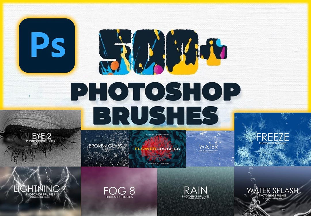 Photoshop Brushes Bundle 80 PRO Collection - Etsy