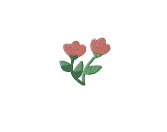 Small Floral Embroidery Design – Machine Embroidery File (Digital Download)