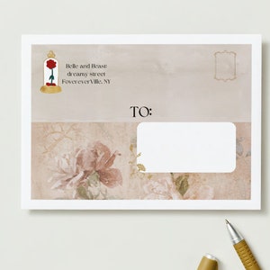 Hochzeitsumschläge 13x20 cm- Märchenhaft- Elegant- Zeitlos. Satz von 100-150