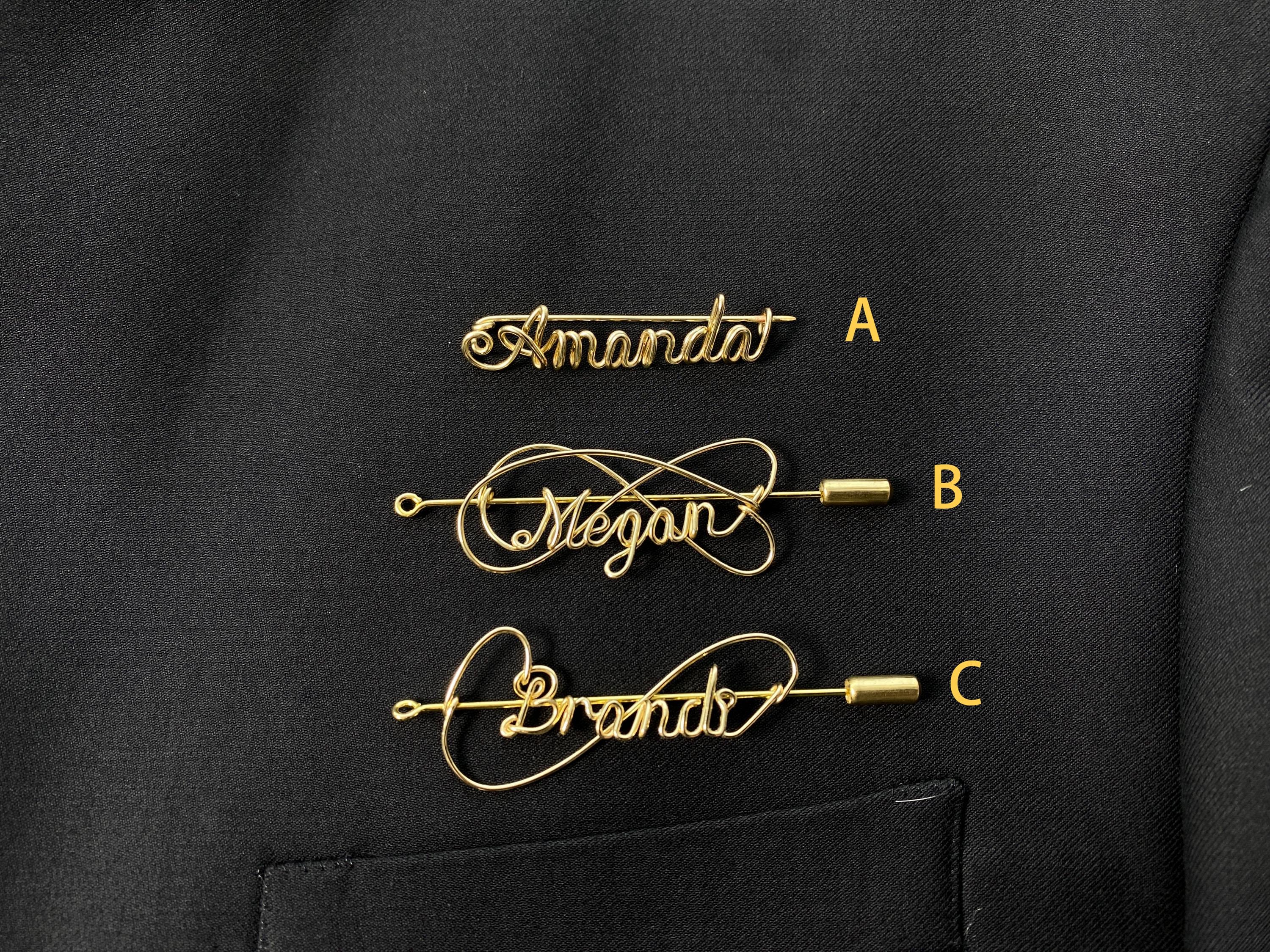 HTN - Spille Iniziali Pins A-z 26 Lettere Spille Per Donne Ragazze Colorate Smalto Alfabeto Perno A Perno Di Cristallo Pin G 8096844223486