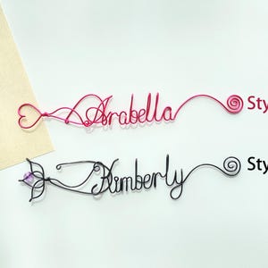 Custom Name Wire Bookmark,Personalized Name Bookmark,Unique Handmade Bookmark,Book Lovers Gift,Book Nerd