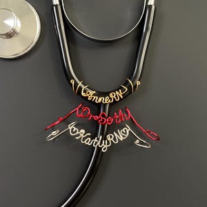 Custom Name Stethoscope ID Tag,Personalized Stethoscope ID Charm,Stethoscope Nameplate,Ideal for Doctors,Nurses,and Medical Students