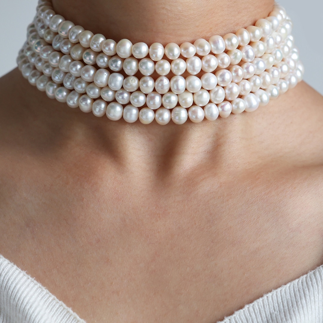 【TOGA】Ｐｅａｒｌ ｃｈｏｋｅｒ selectShop”'glitter_oita | TOGA TOO / PEARL CHOKER ¥19,800