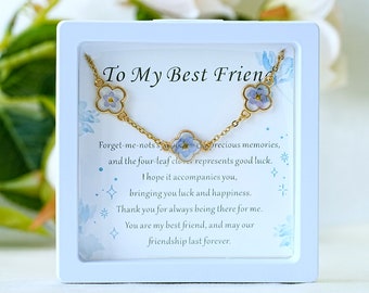 Aan mijn beste vriend, armband voor vrouwen, vergeet me niet-armband, beste vriend cadeau voor bestie, afstudeercadeau, cadeau voor vrienden, cadeau voor haar