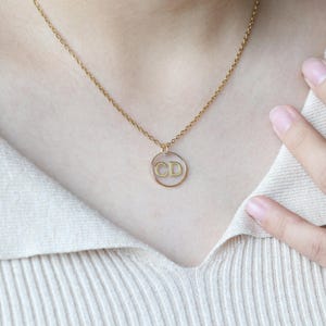 Collar de letras de resina hecho a mano, regalo para pareja, collar con inicial personalizado, regalo para novio y novia, regalo para mejores amigos, regalo para ella