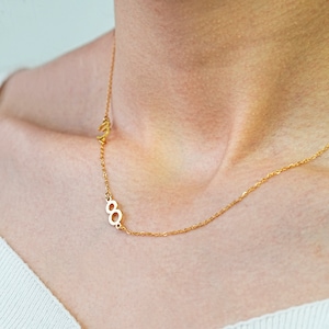 Personalized Lucky Number Necklace, Football Number Necklace, Date Memorial Necklace, Lucky Number Jewelry, Birthday Gifts, Gift for Her