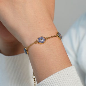 Loss of Child Gift, Miscarriage Jewelry, Custom Forget Me Not Bracelet, Resin Real Pressed Flower Jewerly, Miscarriage Gift, Gift for Her