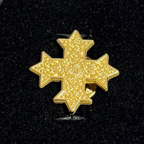 Coptic Orthodox Cross Lapel Pin Jewelry