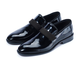 Patent Leather Wedding Men Shoe, Black Patent Dress Shoe, Real Leather Man Footwear, Patent Color Shoe, Trend Fashion Footwear, Classic Shoe
