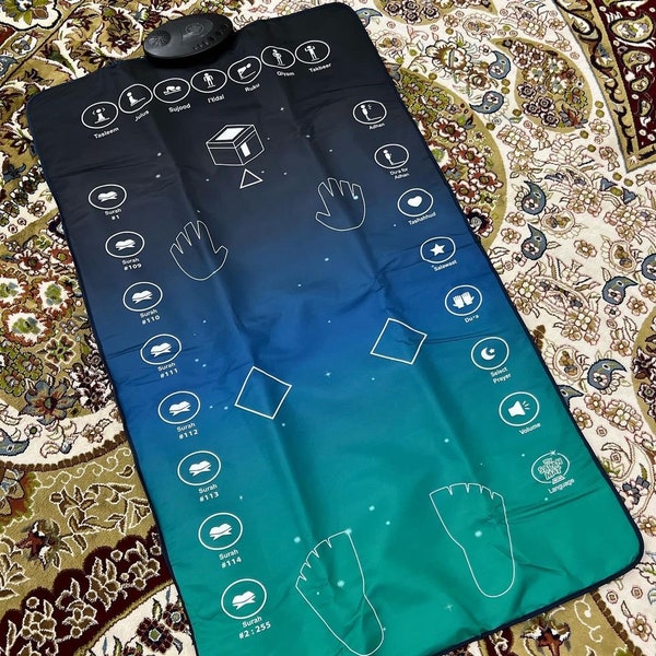 Interactive Prayer Mat/Rug + Book with Translation