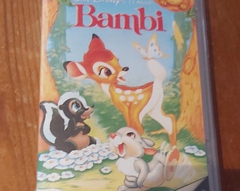 DISNEYS CLASSIC BAMBI vhs Black diamond  collection