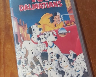 DISNEY classic 101 DALMATIANS vhs Black diamond collection