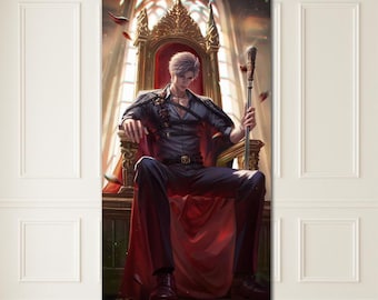 Póster de pintura de pared de anime Love and Deepspace Sylus, tapiz colgante para decoración del hogar o la oficina