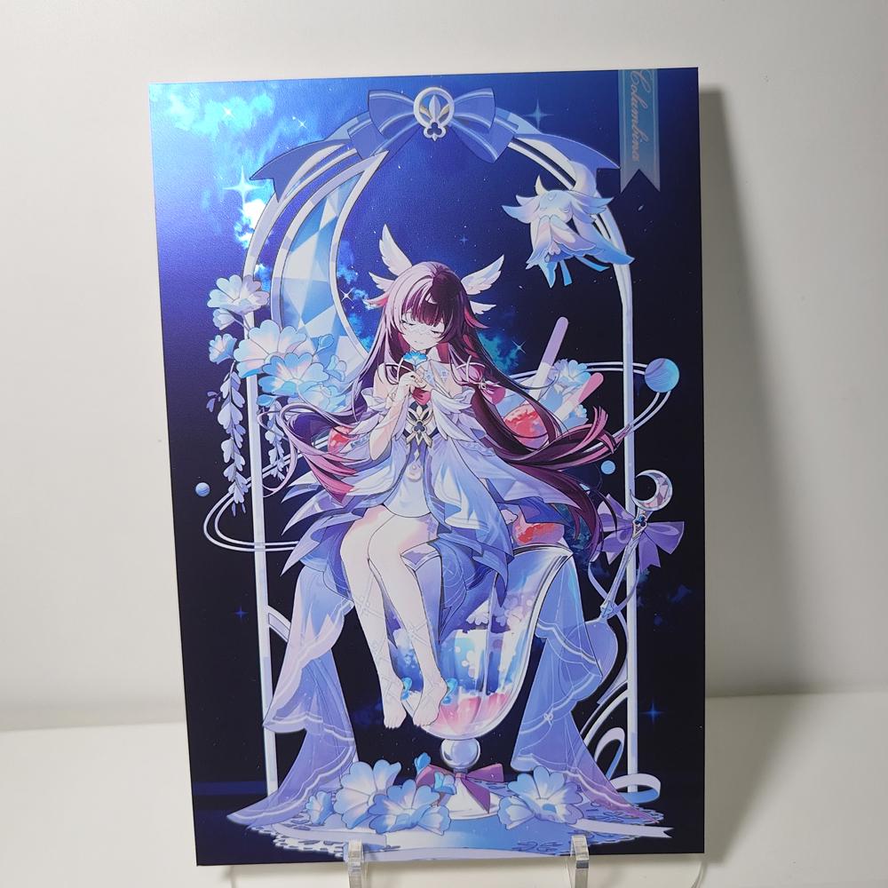 Genshin Impact Dottore Columbina Durin Anime Postcard Set, Collectible ...