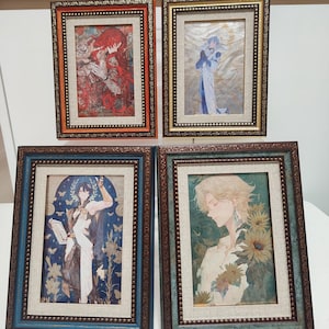 崩壊スターレール ファイノンル マイデイ ブレード ドクター・ラシオ サンデー フェイシャオ ロビン アルジェンティ アベンチュリン ジンユアン アニメ 額入りポストカードセット、コレクターズカード