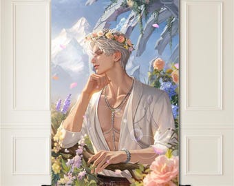 Póster de pintura de pared de anime Love and Deepspace Sylus, tapiz colgante para decoración del hogar o la oficina