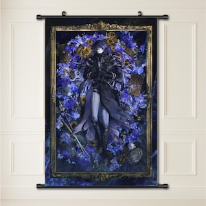 Genshin Impact Flins Anime Wall Scroll Painting Poster Art Hanging Tapestry for Home or Office Decor