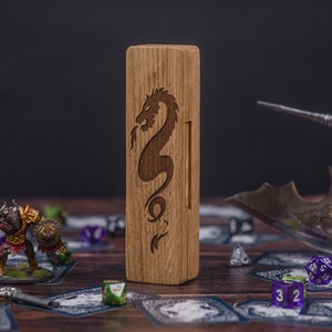 Dice Box Dungeon Dragons/Hero DnD box dice vault/Tabletop Game storage  Dragon Dungeons Box/Tablet DnD Gift/