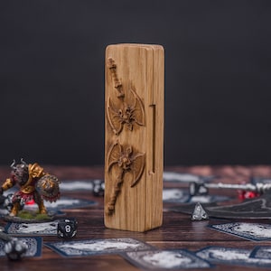 Dice Box Dungeon Dragons/Hero DnD box dice vault/Tabletop Game storage 3D axes Dungeons Box/Tablet DnD Gift/