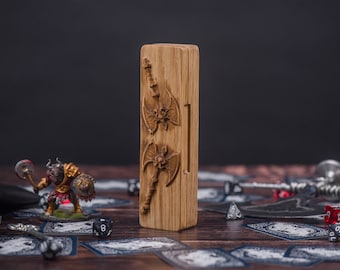 Dice Box Dungeon Dragons/Hero DnD box dobbelstenen kluis/Tabletop Game opslag 3D assen Dungeons Box/Tablet DnD Gift/