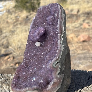Nice Brazilian Amethyst Cut Base