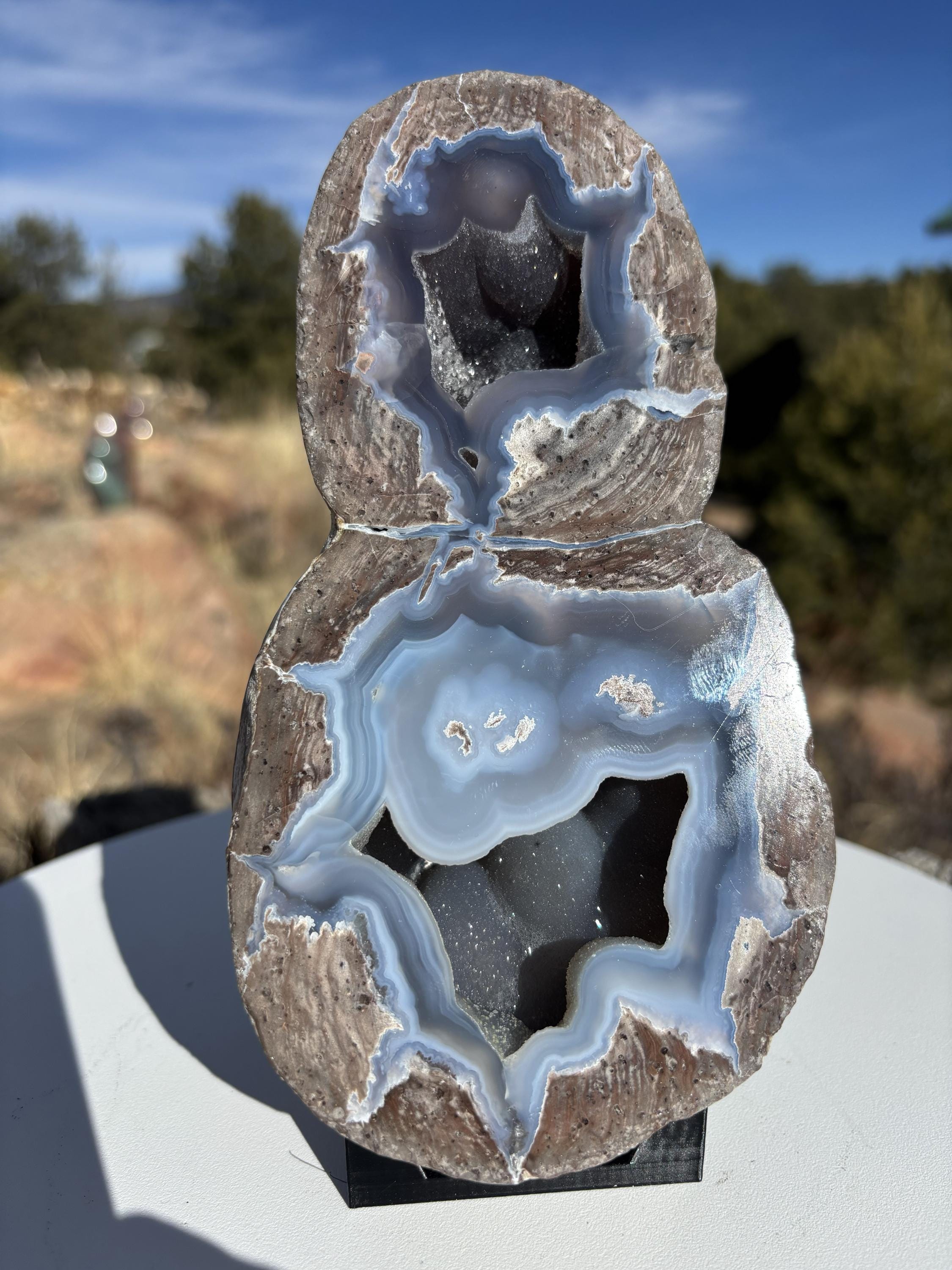 Aggate Geode Dugway Agate Geode - Etsy