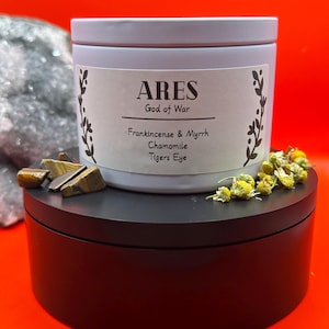 Ares | Greek God devotional candle